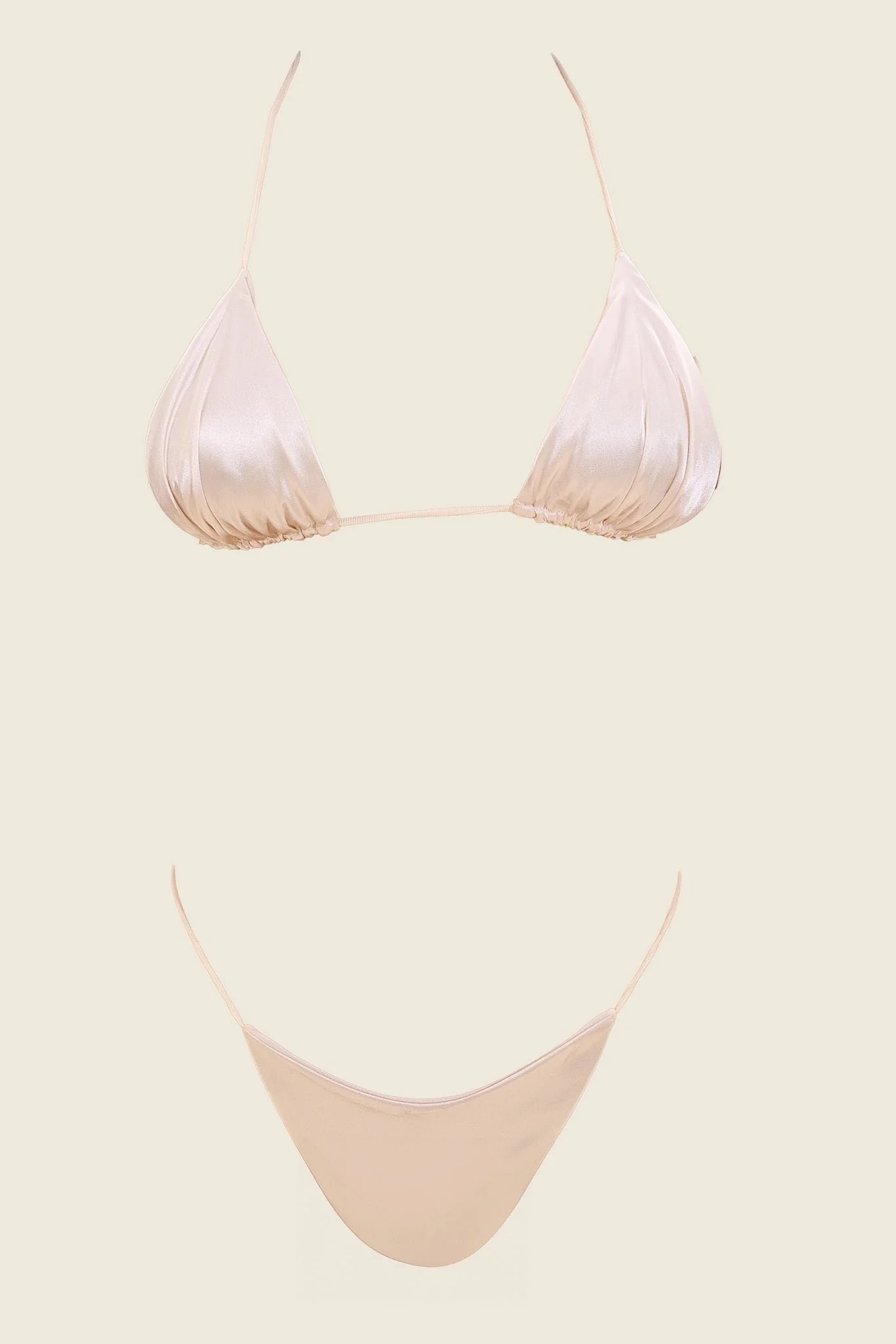 The Teeny Bikini in Satin