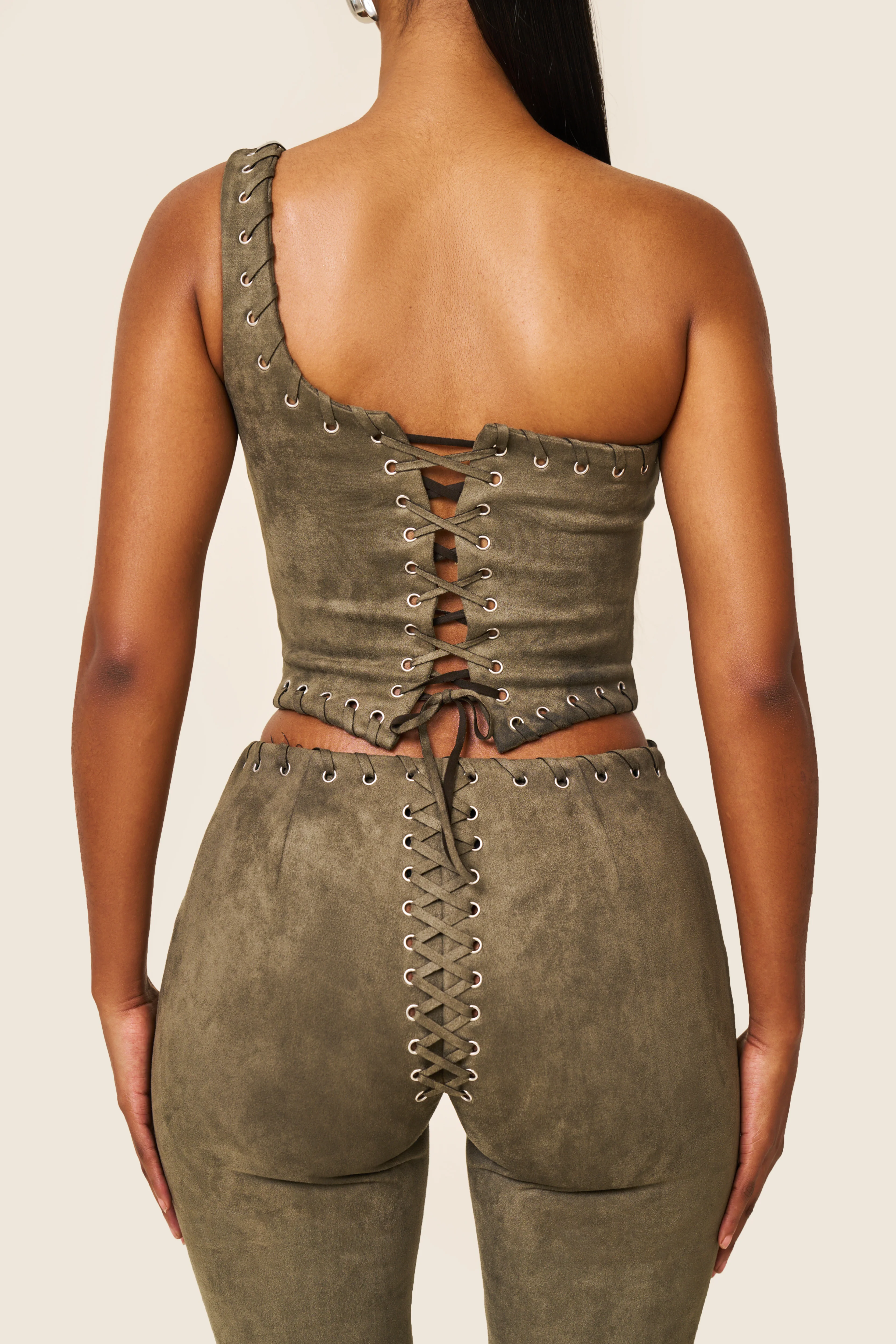 Alesia Suede Corset