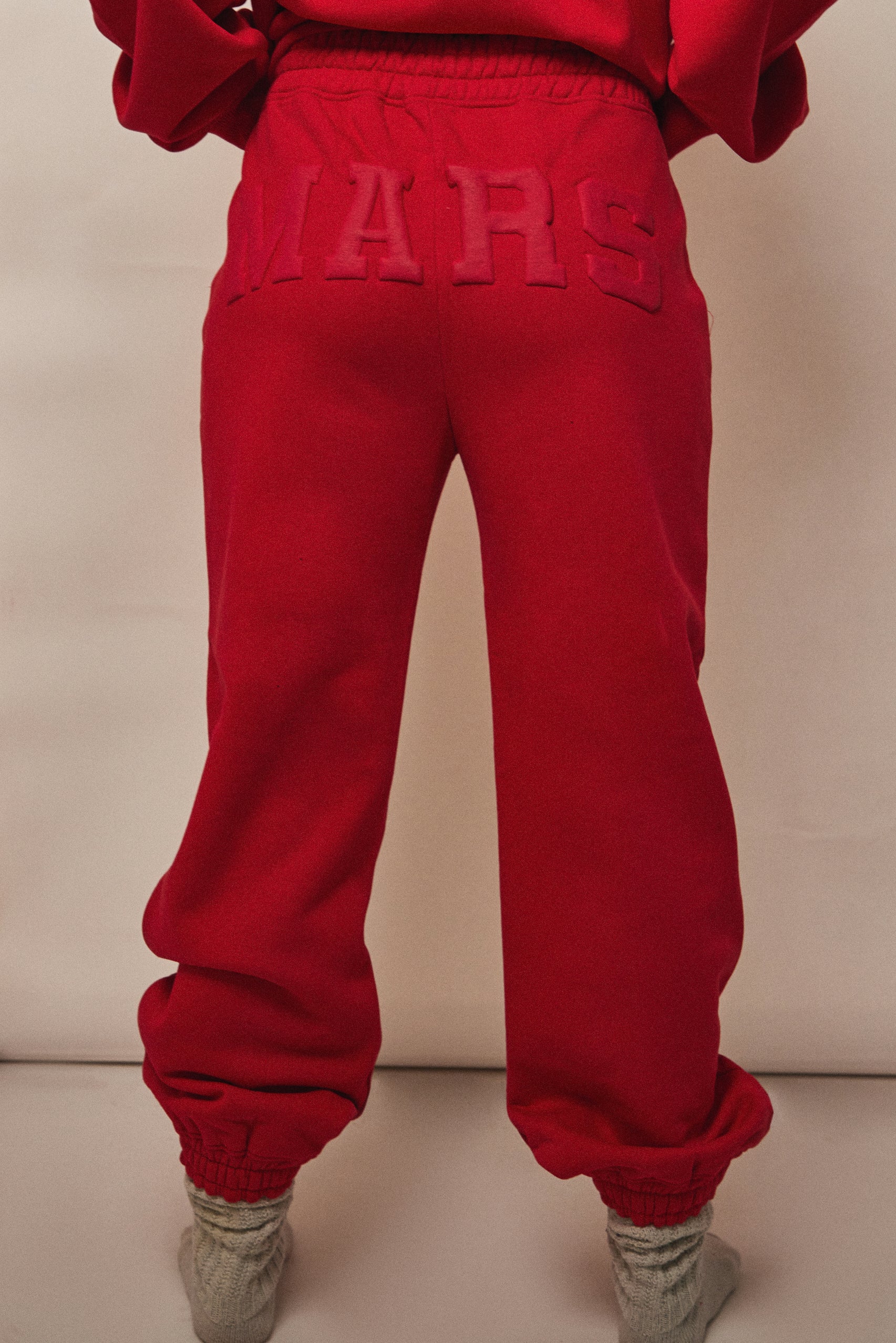 8047-the-graphic-varsity-cuffed-joggers-in-red-7.jpg The Graphic Varsity Cuffed Joggers in Red