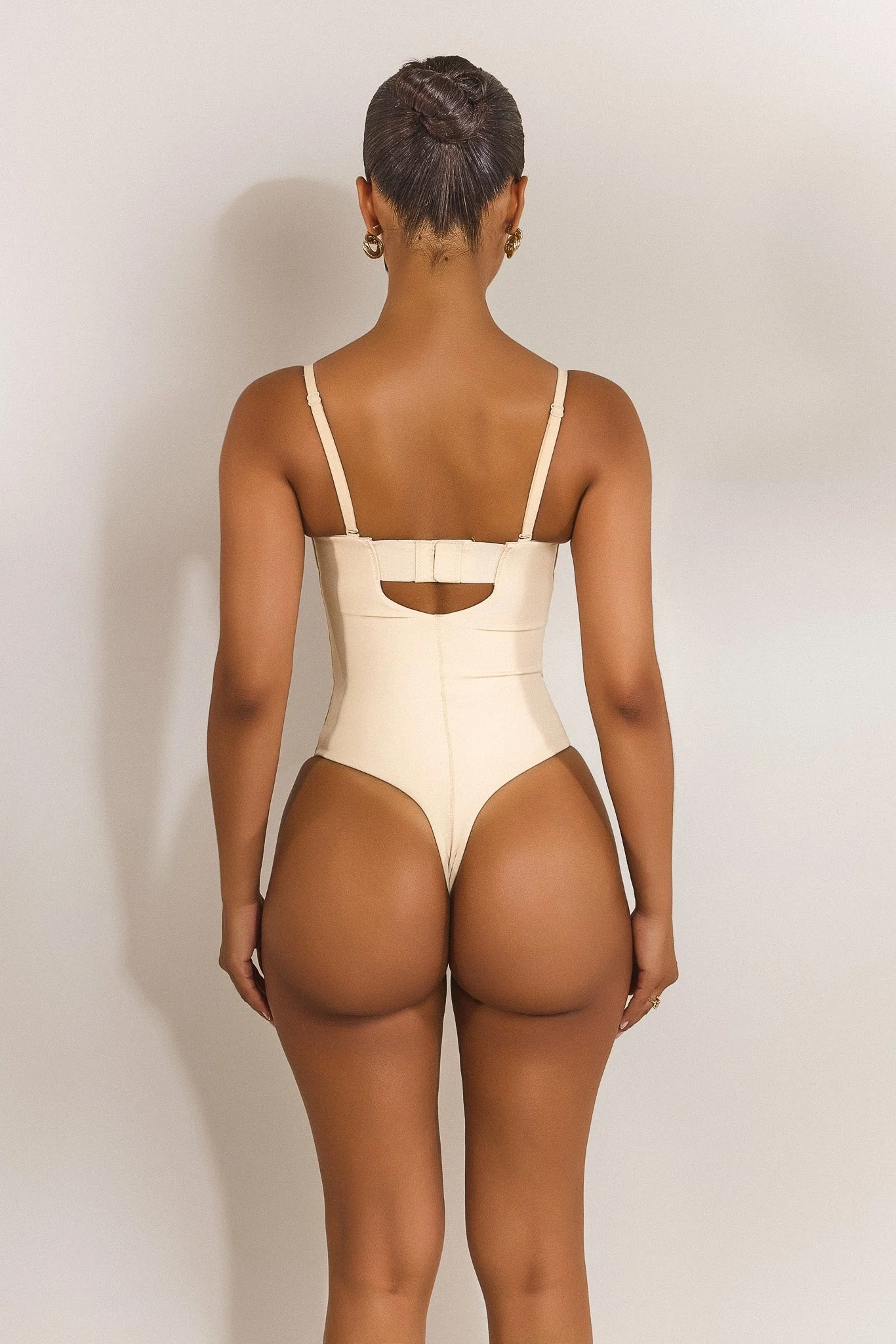 The Sculpt Bodysuit in Stone