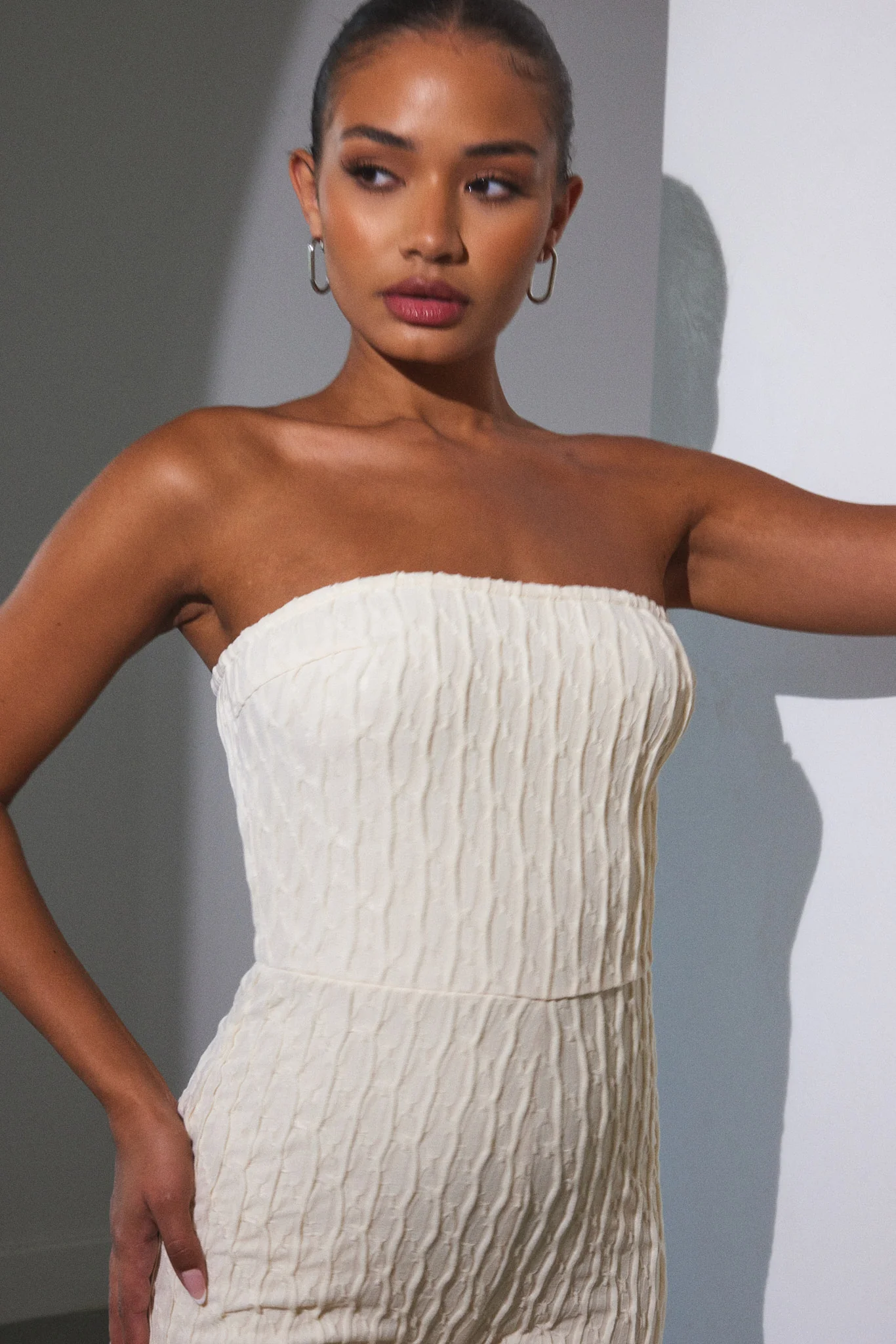 8834-the-textured-bandeau-jumpsuit-in-cream-11.webp The Textured Bandeau Jumpsuit in Cream