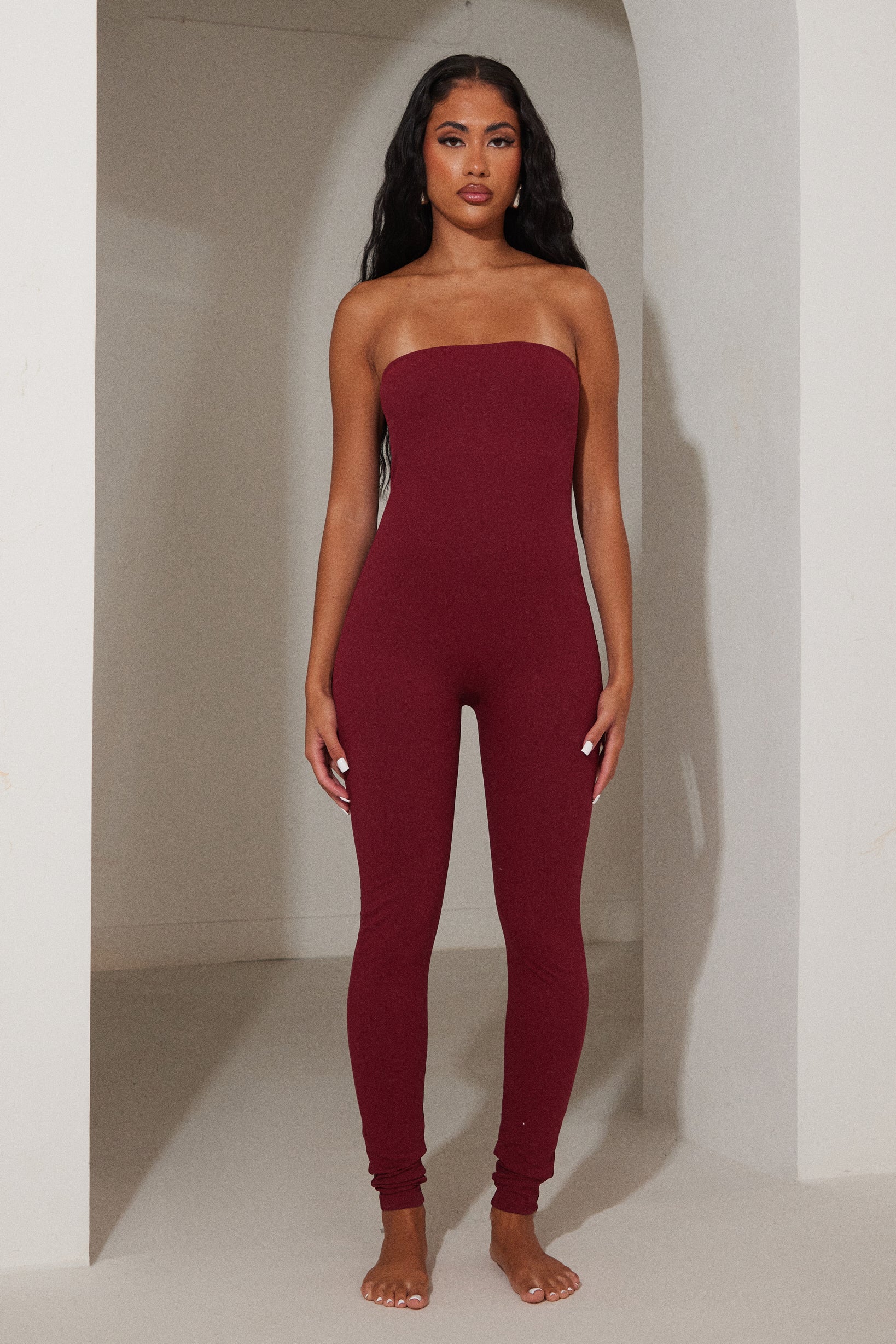 8886-the-sculpt-long-unitard-in-wine-6.jpg The Sculpt Long Unitard in Wine