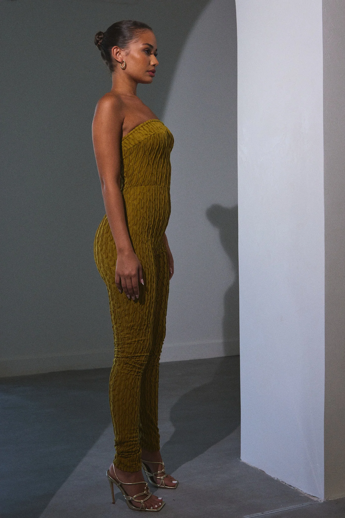 9121-the-textured-bandeau-jumpsuit-in-olive-2.webp The Textured Bandeau Jumpsuit in Olive