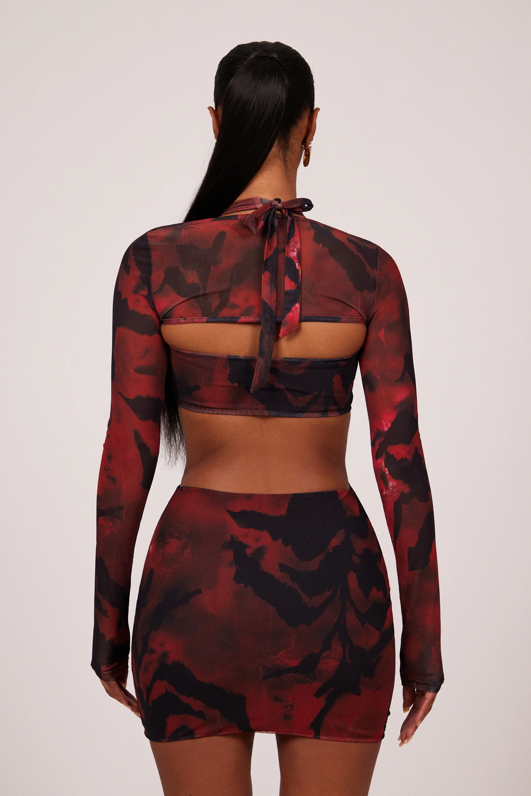 9131-the-ring-detail-plunge-shrug-mini-in-red-print-4.webp The Ring detail Plunge Shrug Mini in Red Print