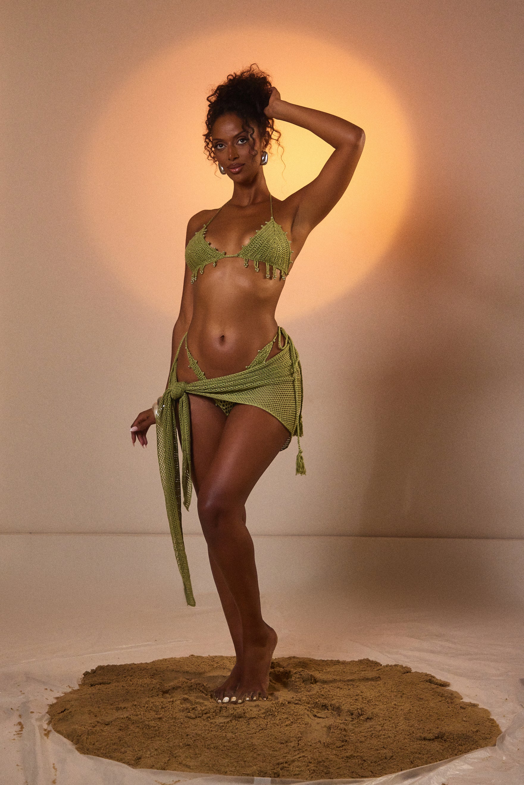 9332-the-crochet-sarong-olive-1.jpg The Crochet Sarong - Olive
