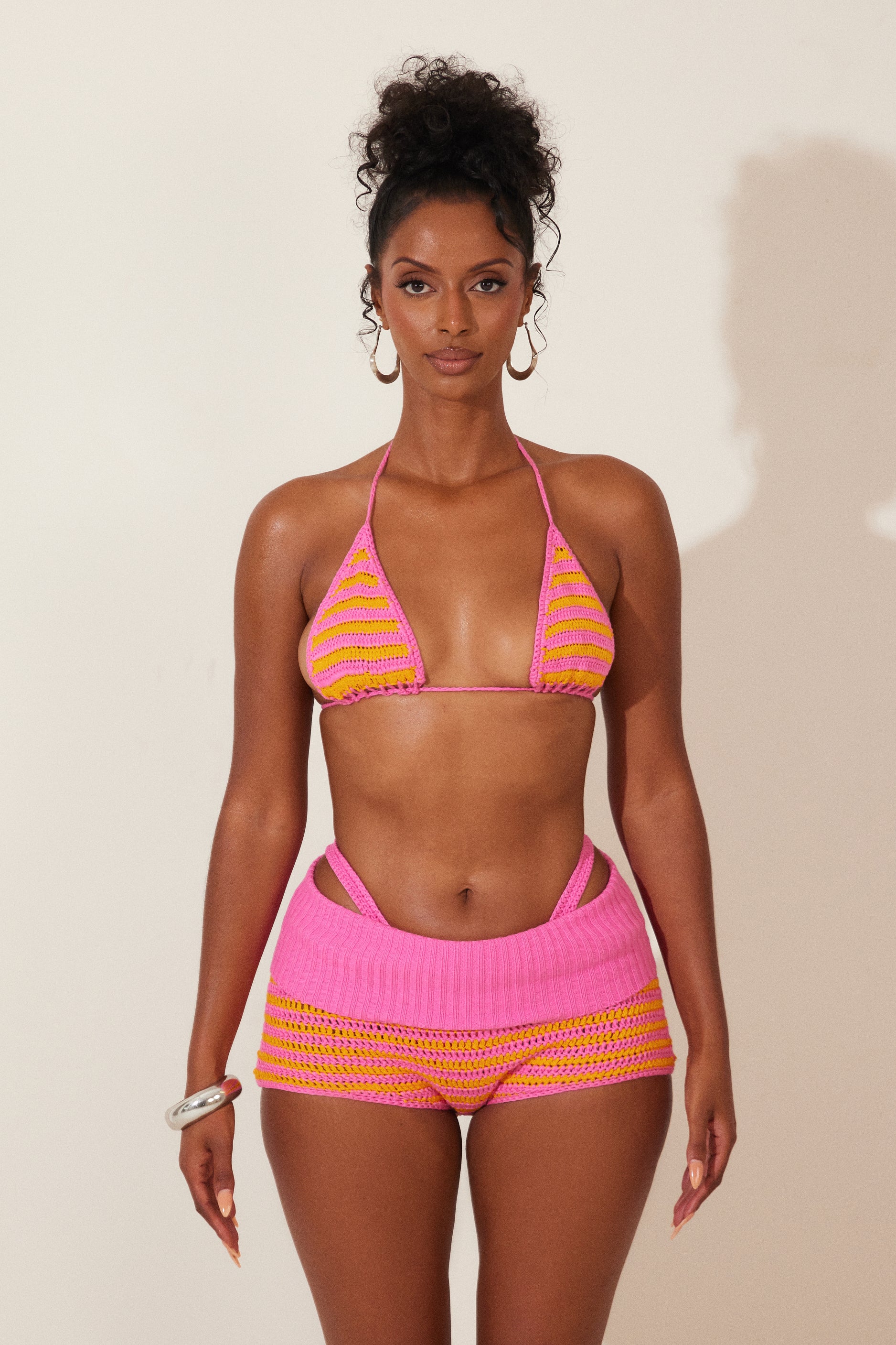 9490-the-guerda-shorts-in-pink-and-orange-14.jpg The Guerda Shorts in Pink and Orange