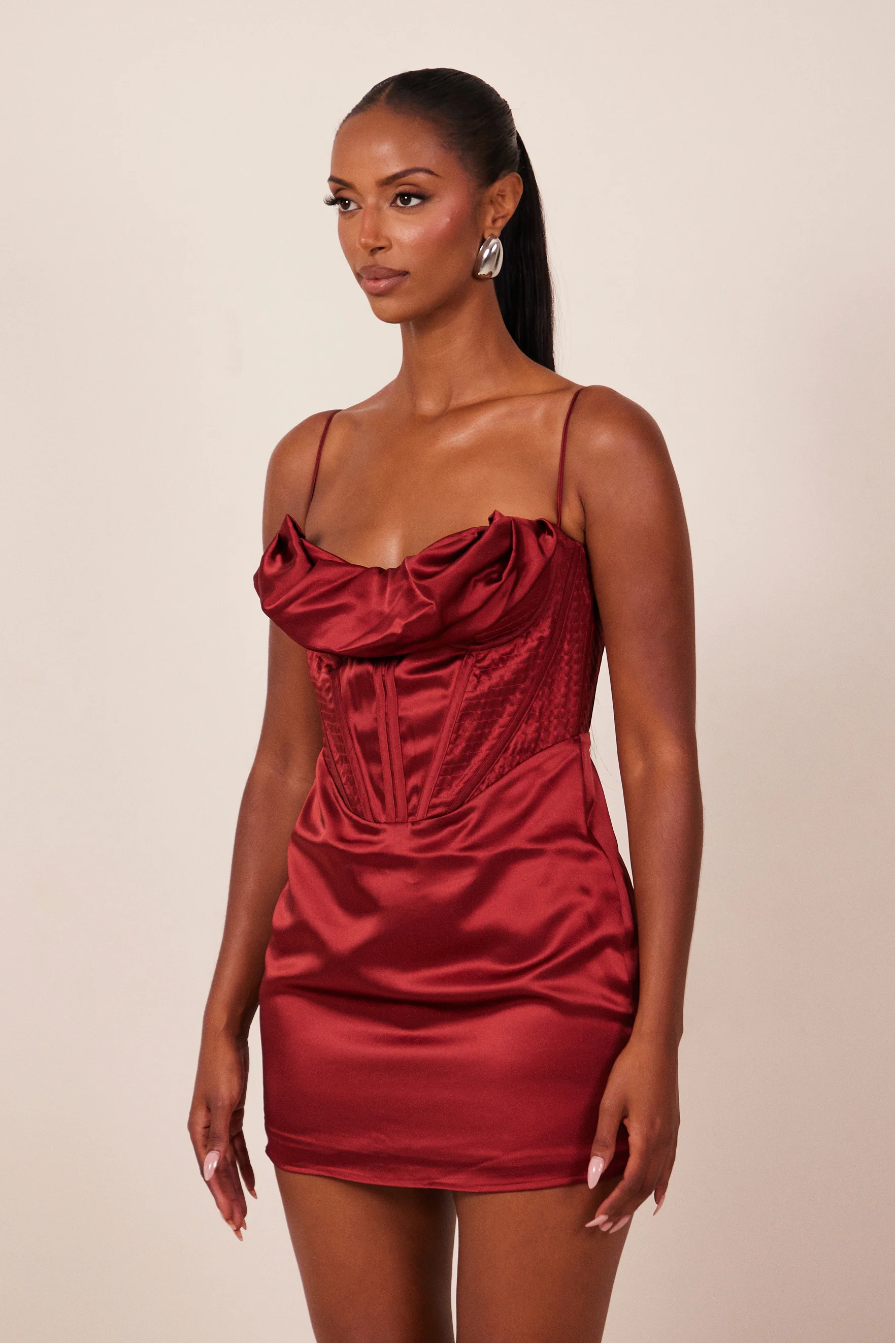 9496-the-satin-corset-mini-in-red-1.webp The Satin Corset Mini in Red