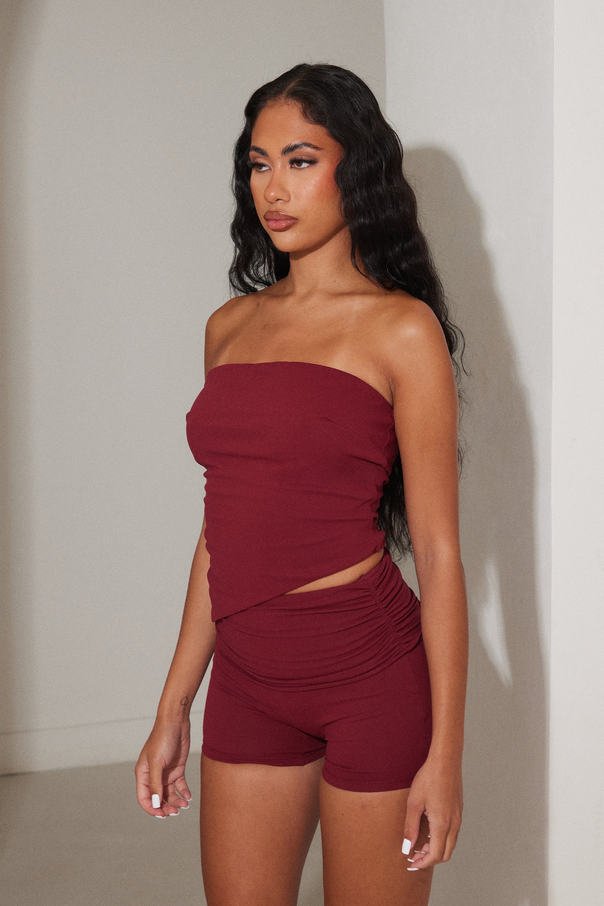 9516-the-bandeau-asymmetric-top-in-wine-1.jpg The Bandeau Asymmetric Top in Wine